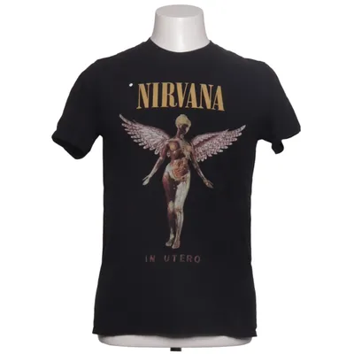 T-shirt (Sort) fra Nirvana Bomuld
