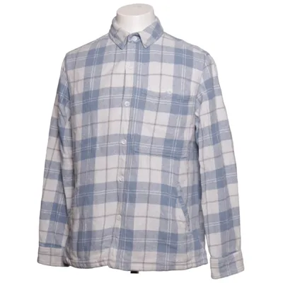 Flanellen overhemd (Blauw, Wit) van Topman Katoen