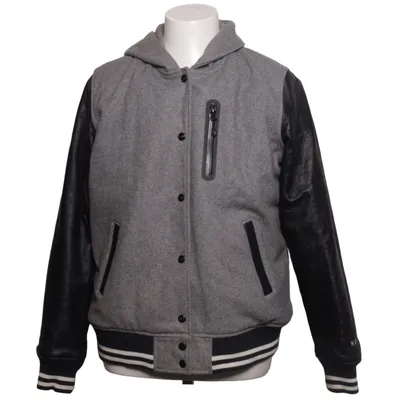 Collegejakke (Grå, Sort) fra Nike Sportswear Akryl, Læder, Nylon, Polyester, Viscose, Uld