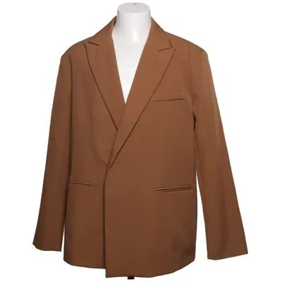 Blazer (Brown) from Mennace Elastane, Polyester