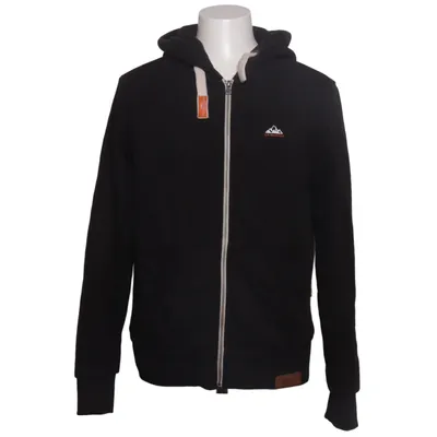 Hoodie (Black) from Grin & Bear Cotton, Elastane, Polyester