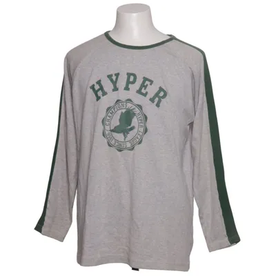 Långärmad t-shirt (Grå, Grön) från Hyper Bomull, Polyester