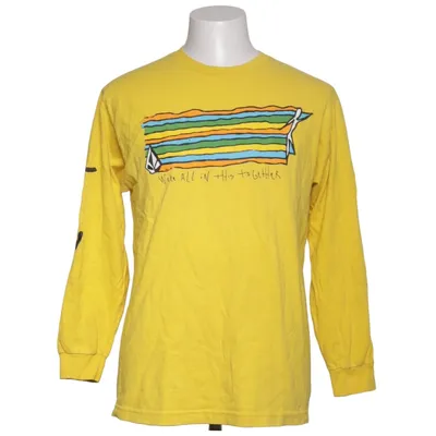 Lange mouwen shirt (Geel, Meerkleurig) van Alstyle Katoen