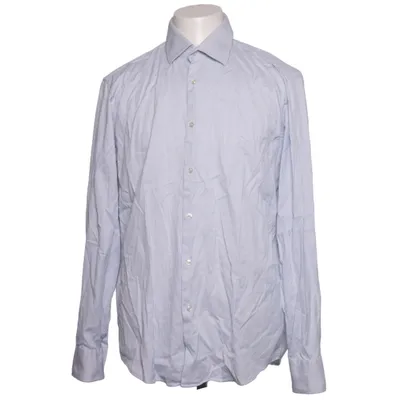 Shirt (Blauw, Wit) van Boss Katoen