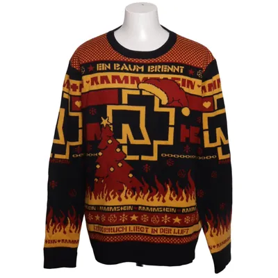 Julesweater (Sort, Rød, Gul) fra Rammstein Akryl