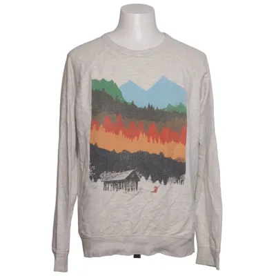 Sweatshirt (Gray, Multicolored) from Delta Fleece Cotton, Polyester
