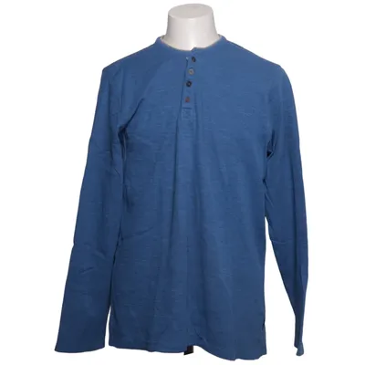 Henley shirt (Blue) from Jim Spencer Cotton, Polyester