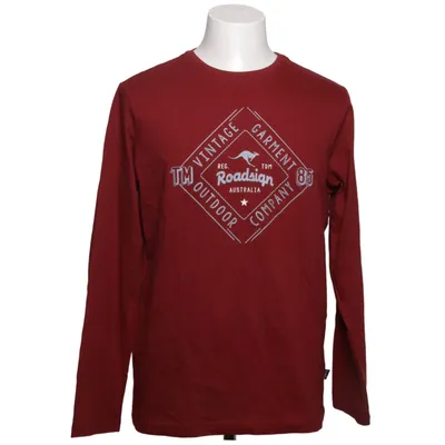 Long sleeve T-shirt (Red) from Roadsign Australia Cotton
