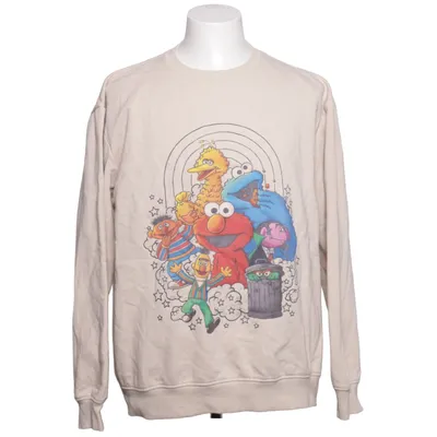Sweatshirt (Beige, Multicolored) from H&M Cotton, Polyester