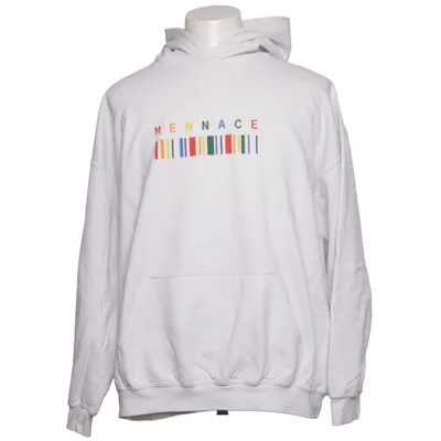 Hoodie (White, Multicolored) from Mennace