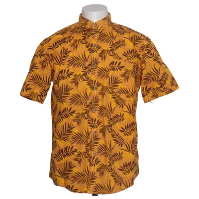 Chemise à manches courtes (Jaune, Marron) de Smart Coton