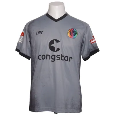 Fotbollströja (Grå, Svart) från FC St.Pauli Återvunnen polyester