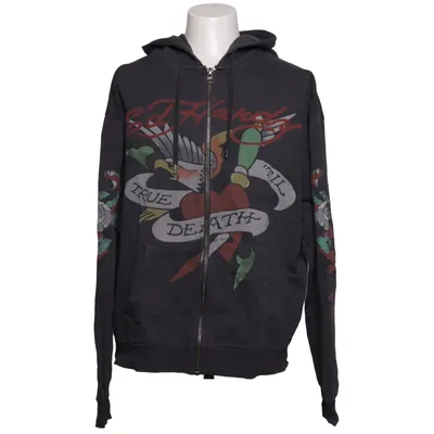 Hoodie (Gray, Multicolored) from Ed Hardy