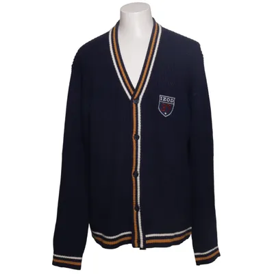 Cardigan (Blå, Gul, Hvid) fra Izod Akryl, Bomuld