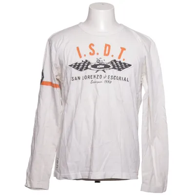 Lange mouwen shirt (Wit, Meerkleurig) van KTM Katoen