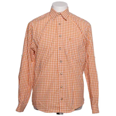 Skjorta (Orange, Vit) från Os Trachten Bomull, Polyester