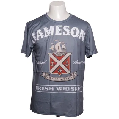 T-shirt (Grijs) van Jameson Elastaan, Polyester