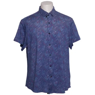 Short sleeve shirt (Blue, Red) from Etro Milano Cotton, Polyester