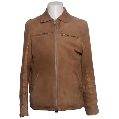 Leather jacket (Brown) from Schott NYC Cotton, Polyester, Suede