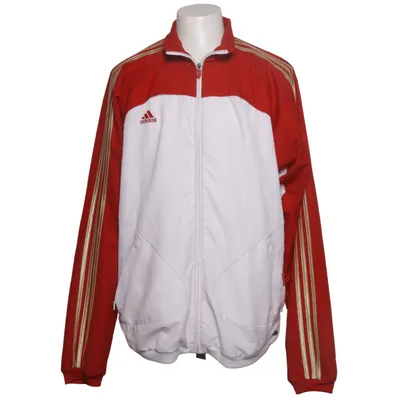 Sports jacket (Red, White) from Adidas Polyester