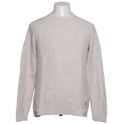 Pull-over (Blanc) de Jules Coton, Polyamide, Laine