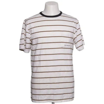 T-shirt (White, Brown, Black) from Saturdays Cotton
