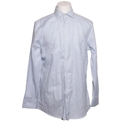Skjorte (Blå) fra Charles Tyrwhitt Bomuld, Linned