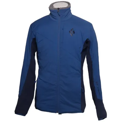 Softshelljacke (Blau) von Black Diamond Elasthan, Merinowolle, Polyamid, Polyester