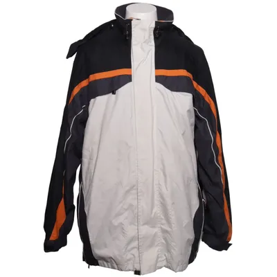 Ski jacket (Black, White, Orange) from Snowgear Polyester, Polyurethane