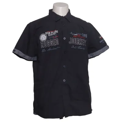 Chemise à manches courtes (Noir) de Man's World Coton