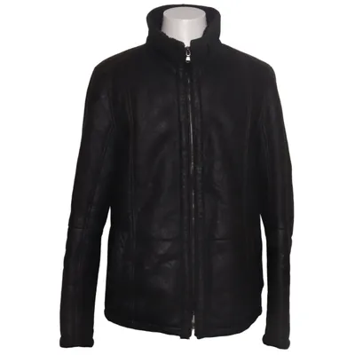 Veste en peau de mouton retournée (Noir) de Christ