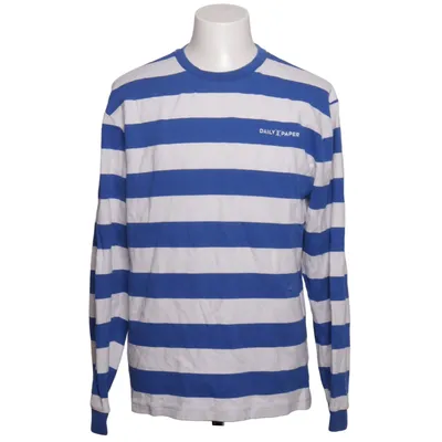 T-shirt à manches longues (Bleu, Blanc) de Daily Paper Coton, Élasthane, Polyester