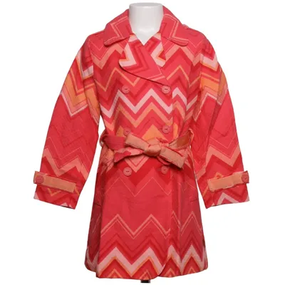 Trenchcoat (Rød, Flerfarvet) fra Missoni Acetat, Bomuld, Viscose