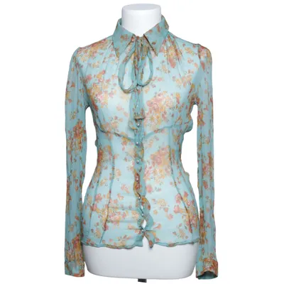 Chemise (Turquoise, Multicolore) de Dolce & Gabbana Soie