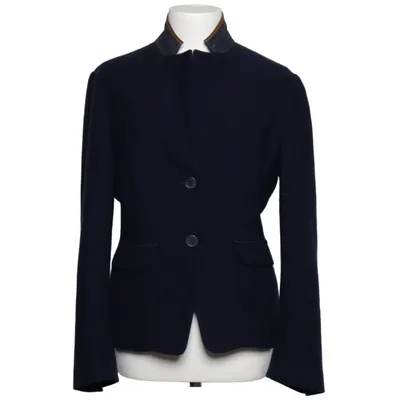 Blazer (Blauw, Bruin) van Brunello Cucinelli Katoen, Elastaan, Polyamide