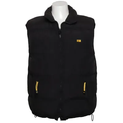 Outer vest (Black, Yellow) from Caterpillar Cotton, Nylon, Polyester