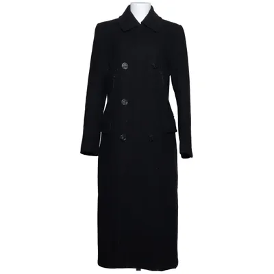 Manteau (Noir) de Jean Paul Gaultier Polyamide, Laine