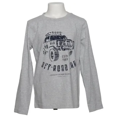 Long sleeve T-shirt (Gray) from Lamino Cotton, Elastane