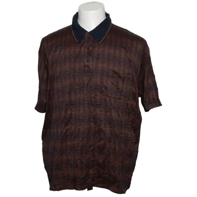 Poloshirt (Blauw, Bruin, Oranje) van Dalmine Katoen