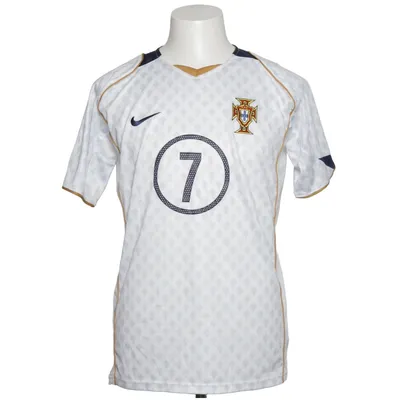 Football jersey (White, Blue, Gold) from Nike Polyester