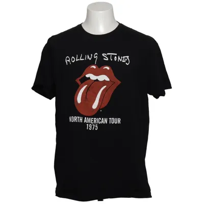 T-shirt (Black) from The Rolling Stones Cotton