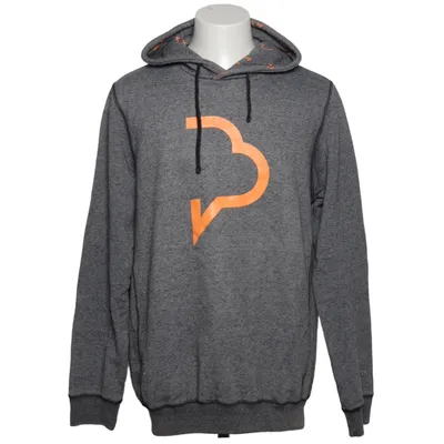 Huvtröja (Grå, Orange) från Björkvin Bomull, Polyester