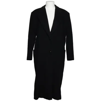 Frakke (Sort) fra Jil Sander Kashmir, Viscose, Uld