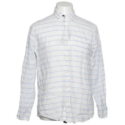 Shirt (Blauw, Wit) van Racing Green Linnen