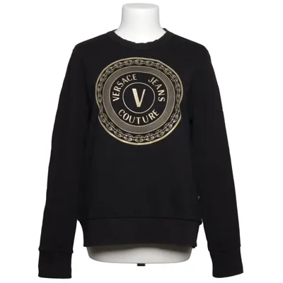 Sweatshirt (Noir) de Versace Jeans Couture Coton, Élasthane
