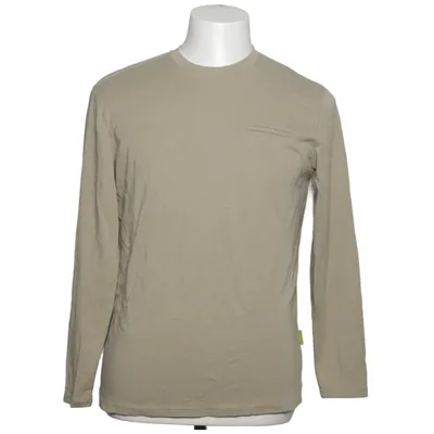 T-shirt à manches longues (Beige) de Gianni Lupo Coton, Élasthane, Viscose