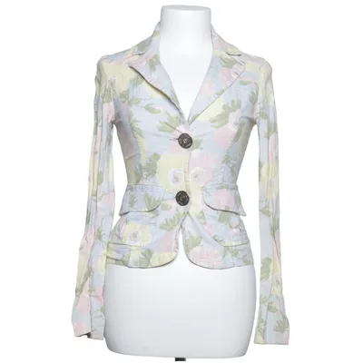 Blazer (Blå, Pink, Gul) fra Dolce & Gabbana Bomuld, Elastan