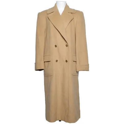 Manteau (Beige) de Celine Cachemire, Laine