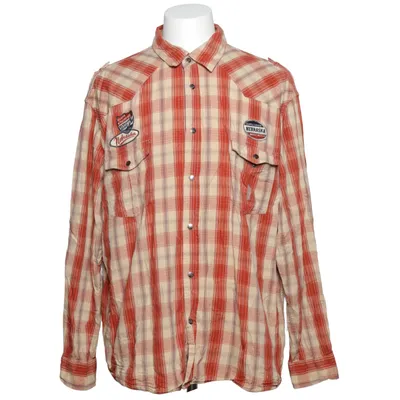 Flannel shirt (Red, Beige) from Rainbow Collection Cotton
