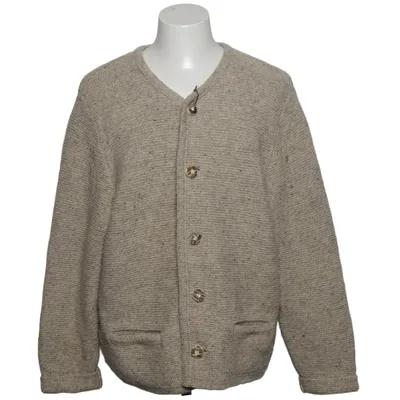 Cardigan (Beige) de Stapf Coton, Soie, Laine